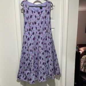 Stylish Disney  Sleeveless Dress with Geometric Design